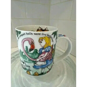 ALICE IN WONDERLAND Coffee Mug Cafe By Paul Cardew England 2010 Cheshire Cat